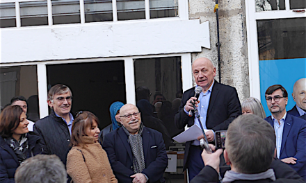 Législative : Jean Claude Lassalle, seul candidat déclaré pour l’heure, inaugure sa permanence à Vienne