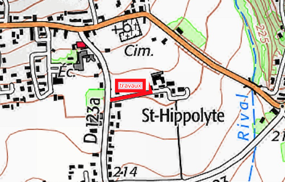 Des travaux de mise en réseau séparatif des eaux pluviales démarrent lundi à Chuzelles