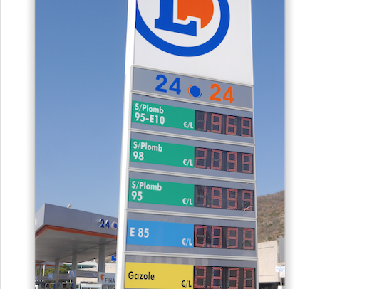 Le gasoil dépasse désormais (largement) les 2 euros dans certaines stations-services de Vienne