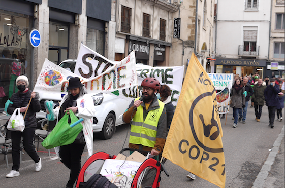 150 “Marcheurs” pour le climat à Vienne pour que la question climatique batte enfin la campagne électorale