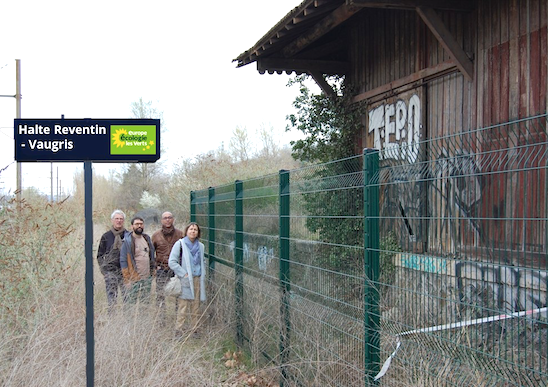 1/2 échangeur de Reventin-Vaugris : pour Europe Ecologie Les Verts, l’alternative existe : la gare..!