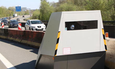 Un radar chantier installé depuis mercredi sur l’A7 à hauteur de Sérézin-du-Rhône, au nord de Vienne