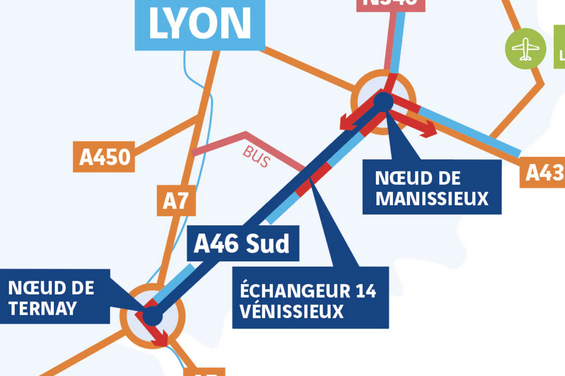 Ils se réunissent demain à Lyon-Eurexpo : 300 élus riverains de l&rsquo;A46 vent debout contre l&rsquo;élargissement
