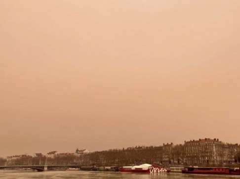 Ciel jaune et nouveau nuage de sable attendus sur la région la semaine prochaine