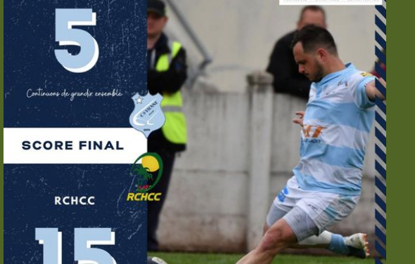 Rugby : à domicile, au match aller, les Viennois s&rsquo;inclinent face à l&rsquo;ogre de la poule, le RCHCC