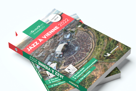 Nouveau : le Michelin sort cette année un Guide spécial Jazz à Vienne de 176 pages