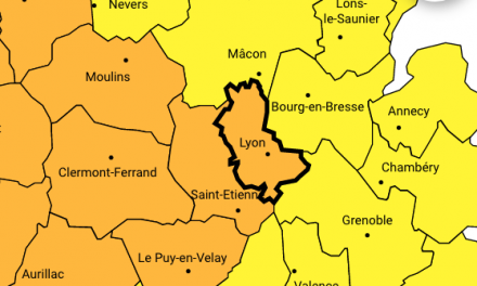 Vigilance orages, ce soir et cette nuit, avec risques de grêle : en orange pour le Rhône, en jaune pour l’Isère