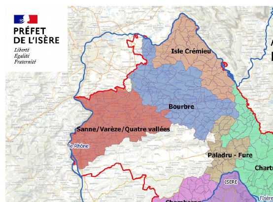 Vigilance sécheresse de niveau 1 décrétée dans le Nord-Isère et niveau 2 sur plusieurs bassins versants du département