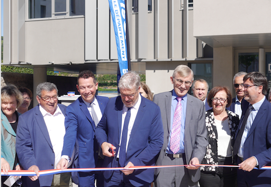 Inauguration du nouvel immeuble accueillant à Vienne la “Maison du Département” rassemblant désormais tous les services