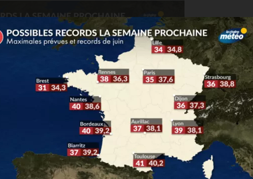 Météo – La semaine prochaine sera particulièrement chaude avec une canicule précoce