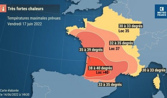 Canicule en vue sur la région ? Météo-France revoit à la hausse ses températures