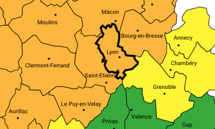 Le Rhône en alerte orange aux orages, l’Isère en jaune