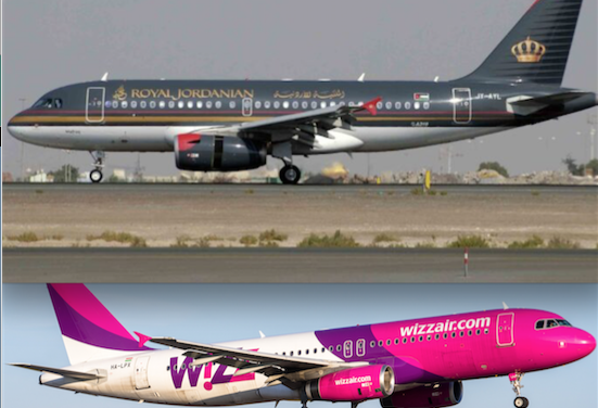 Royal Jordanian, Wizz Air : Ammann, Tirana, etc. : les compagnies aériennes multiplient les annonces de nouvelles liaisons au départ de Lyon-Saint Exupéry