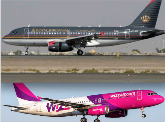 Royal Jordanian, Wizz Air : Ammann, Tirana, etc. : les compagnies aériennes multiplient les annonces de nouvelles liaisons au départ de Lyon-Saint Exupéry