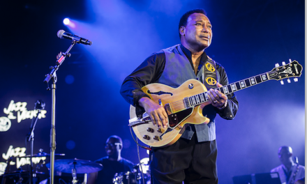 Jazz à Vienne, lundi 11 juillet-Guitares au sommet avec George Benson au théâtre antique, Jam session avec de jeunes musiciens à Cybèle