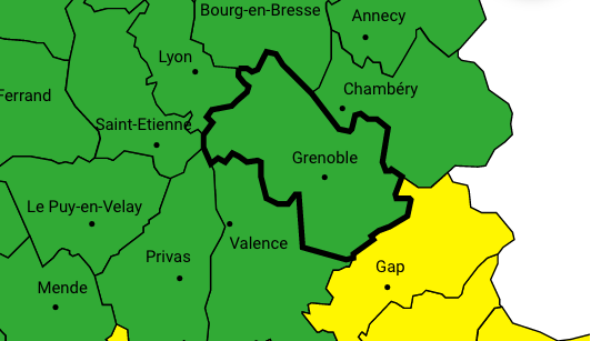 Fin du long épisode caniculaire : l’Isère passe directement de la vigilance orange au…vert