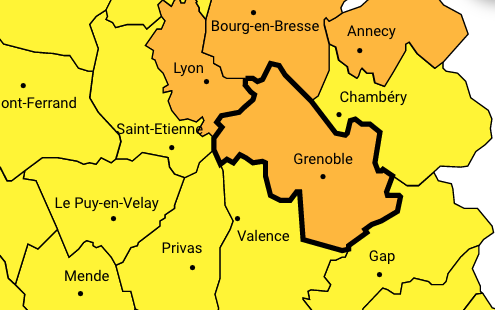 L’Isère et le Rhône passent en alerte orange aux orages. Selon Météo France, ils pourraient être violents