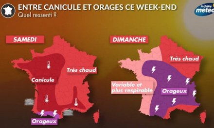 Isère et Rhône : après la canicule qui se poursuit aujourd’hui, changement de temps radical à venir dès dimanche…