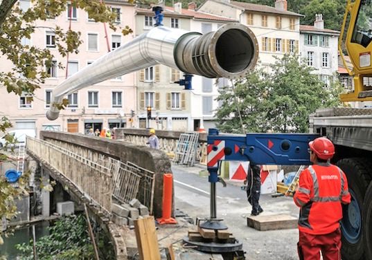 L&rsquo;eau à Vienne : bienvenus à l&rsquo;heure de la sécheresse, les travaux qui ont été réalisés sur la conduite Bonna permettent d&rsquo;économiser 1,273 million de m3 d&rsquo;eau