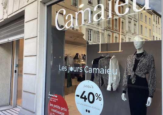 Le groupe placé en liquidation : les magasins “Camaïeu” de Vienne, de Bourgoin-Jallieu et de l&rsquo;Isère baissent définitivement leur rideau samedi