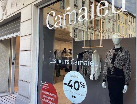 Le groupe placé en liquidation : les magasins “Camaïeu” de Vienne, de Bourgoin-Jallieu et de l’Isère baissent définitivement leur rideau samedi