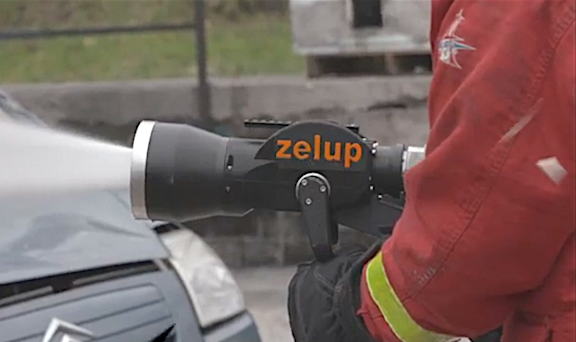 Succès de la start-up lyonnaise Zelup qui développe une lance à incendie très peu consommatrice d’eau