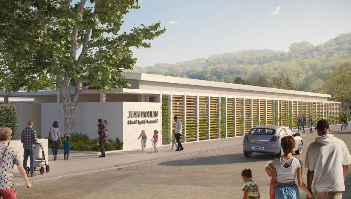 2,5 millions d’euros investis pour une réhabilitation complète de l’Ecole Jean-Moulin à Vienne qui deviendra « solaire »