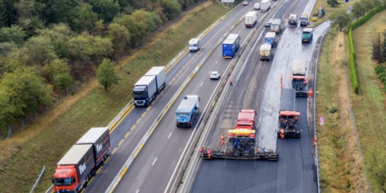 Entre Vienne et Auberives-sur-Varèze : restez vigilants à l’approche du chantier de rénovation des chaussées de l’autoroute A7