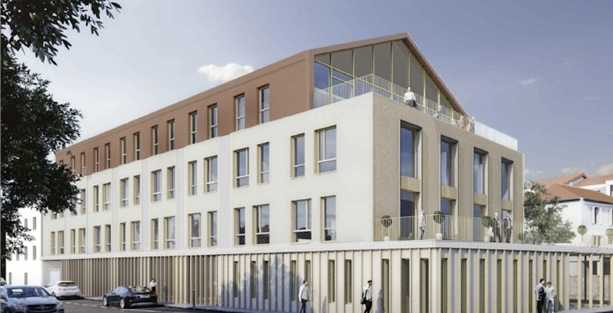 Quartier Pyramide à Vienne-Un immeuble de bureaux de 2 200 m2 pour commencer : Vinci Immobilier lance l’opération immobilière Oxyane