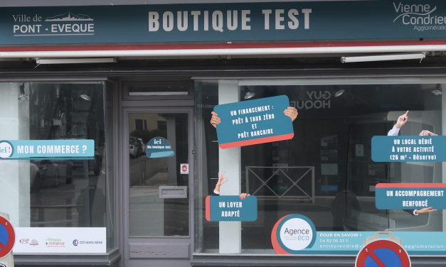Commerce : lancement de la 1ère « Boutique Test « de Pont-Evêque