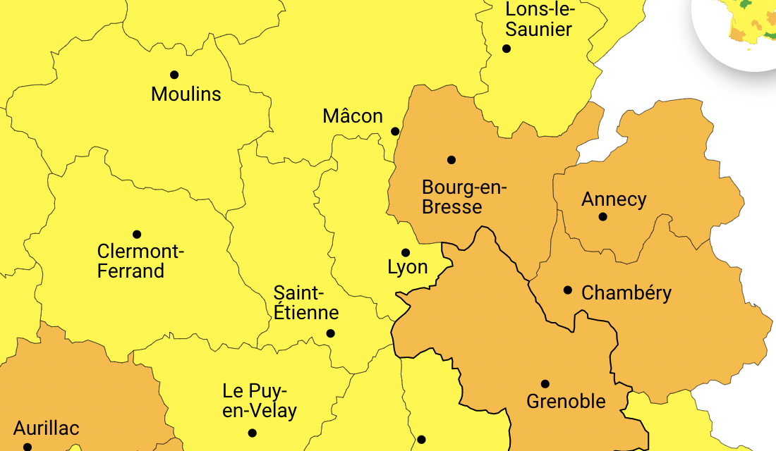 Le Nord-Isère en vigilance orange neige et verglas