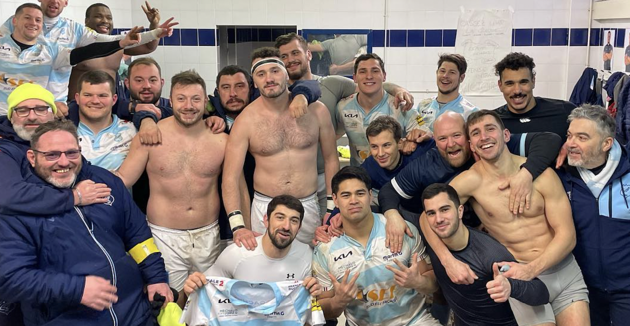 Rugby, Nationale 2-Battant Bédarrides à domicile, les Viennois se maintiennent en 1ère partie de tableau