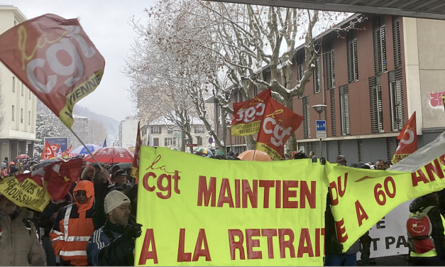 Réforme des retraites : nouvelle manifestation annoncée à Vienne mardi 31 janvier