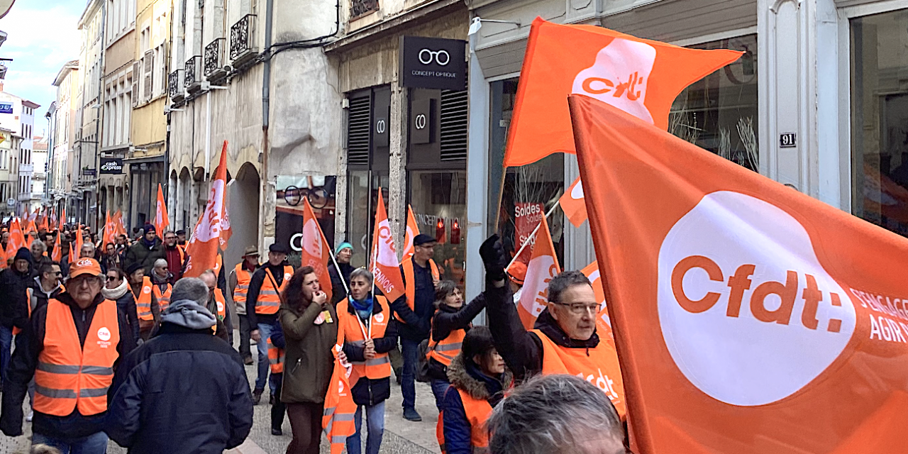 Réforme des retraites : une 2ème manifestation d’ampleur à Vienne, même si elle a été un peu moins dense