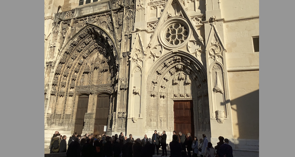 Cathédrale Saint-Maurice à Vienne : les travaux de la Tour Sud inaugurés. Et maintenant,  le portail central…