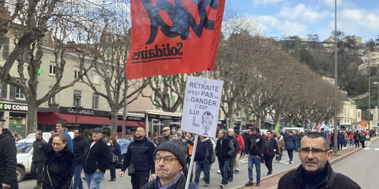 Réforme des retraites : une nouvelle manif à Vienne, mardi 7 février et reportage dans le 13 h de TF1, sur l’ampleur des cortèges… à Vienne