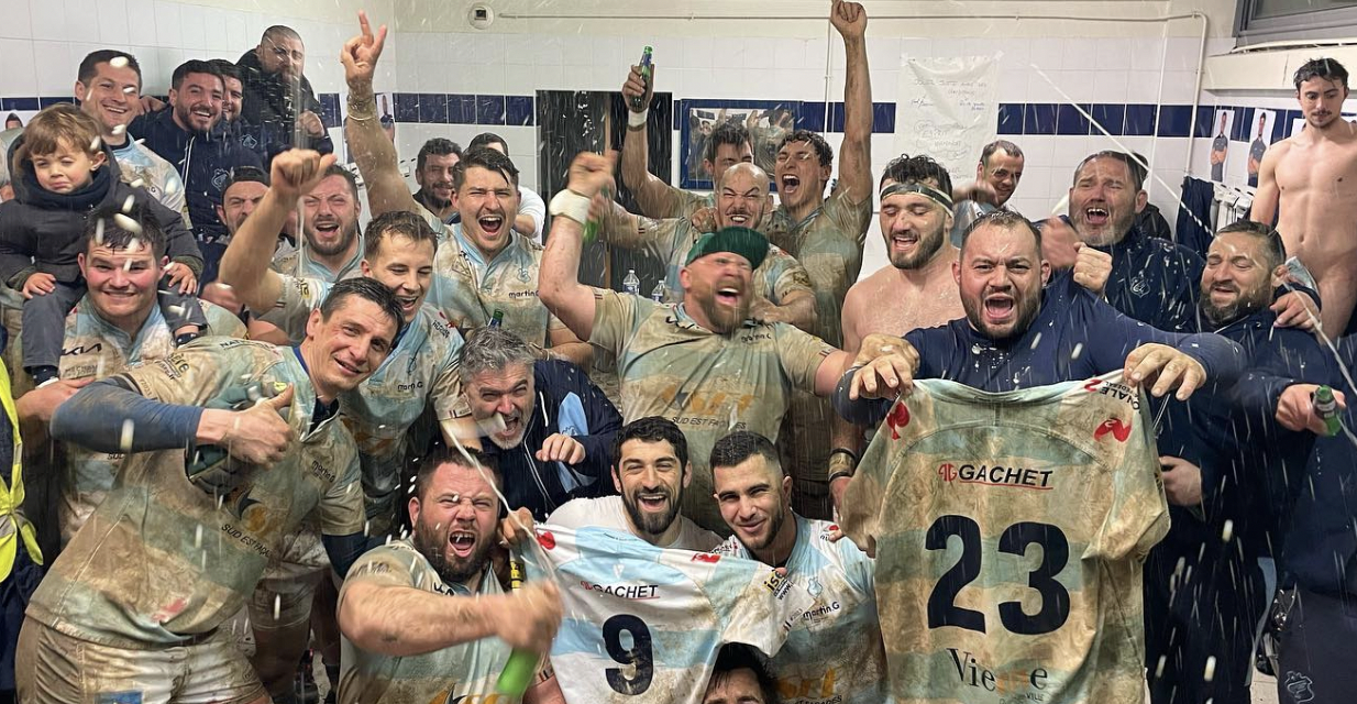 Rugby, Nationale 2 : Vienne l’emporte sur son terrain, une nouvelle fois sur le fil, face à Mâcon