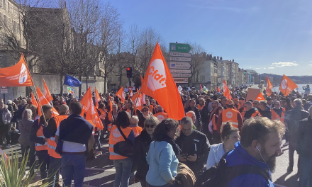 Réforme des retraites-2 000 manifestants dans les rues de Vienne pour la 8ème manifestation : relance  du mouvement ou baroud d’honneur ?