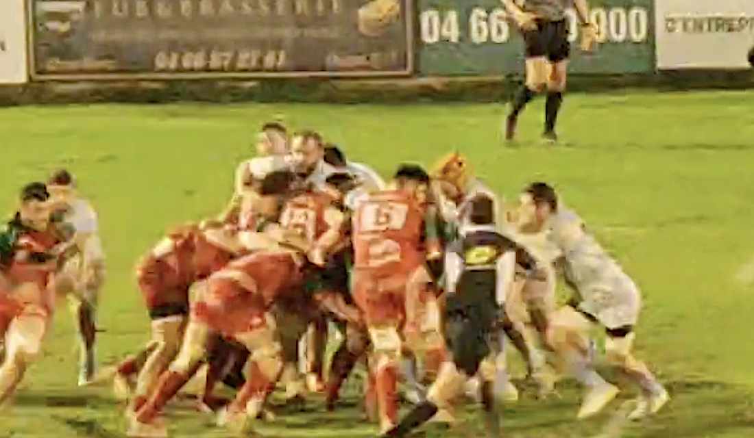Rugby, Nationale 2 :  les Viennois n’arrivent pas à bout des Nîmois au cours d’un match tendu