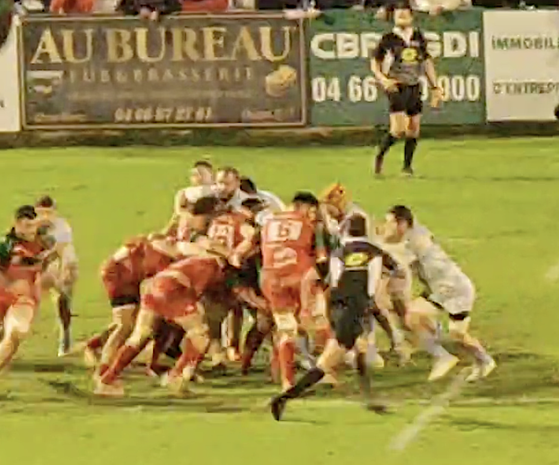 <b>Rugby, Nationale</b> 2 : les Viennois n&#39;arrivent pas à bout des Nîmois au cours d&#39;un match tendu