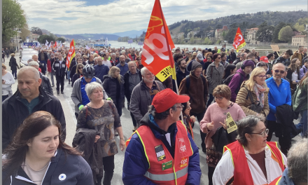 Réforme des retraites : 1 800 manifestants dans les rues de Vienne pour le… 11ème défilé