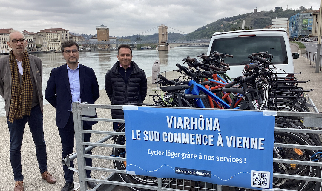 Déjà 100 000 cyclotouristes l’empruntent chaque année : Vienne se positionne comme la porte d’entrée Sud de la ViaRhôna