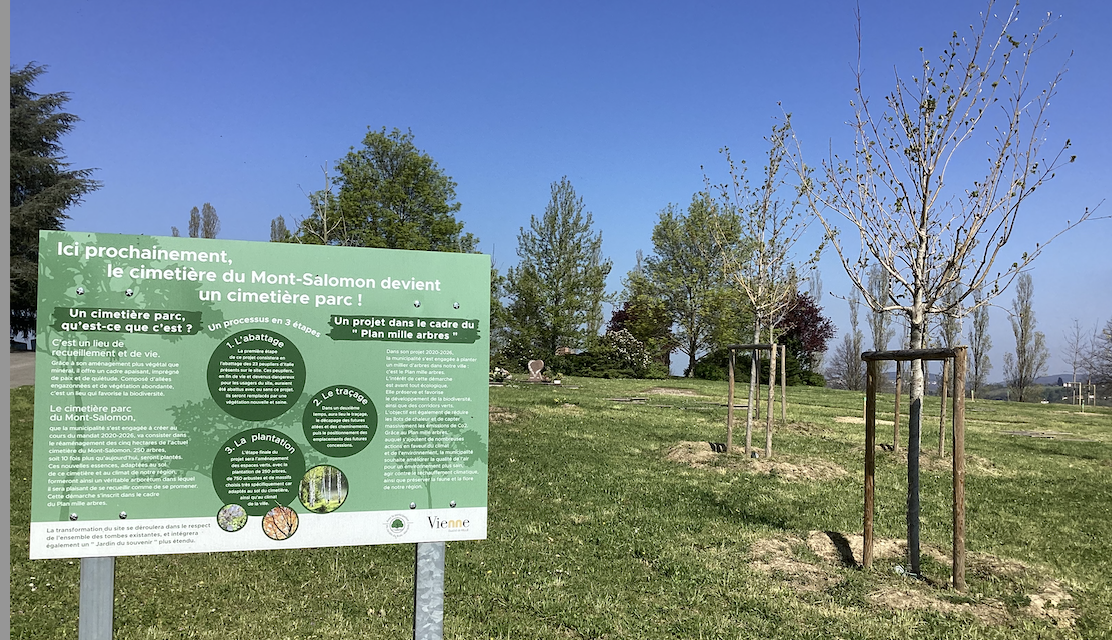   Nouvelle étape avec la création d’un arboretum au Mont-Salomon : le « Plan mille arbres » de la Ville de Vienne à mi-parcours