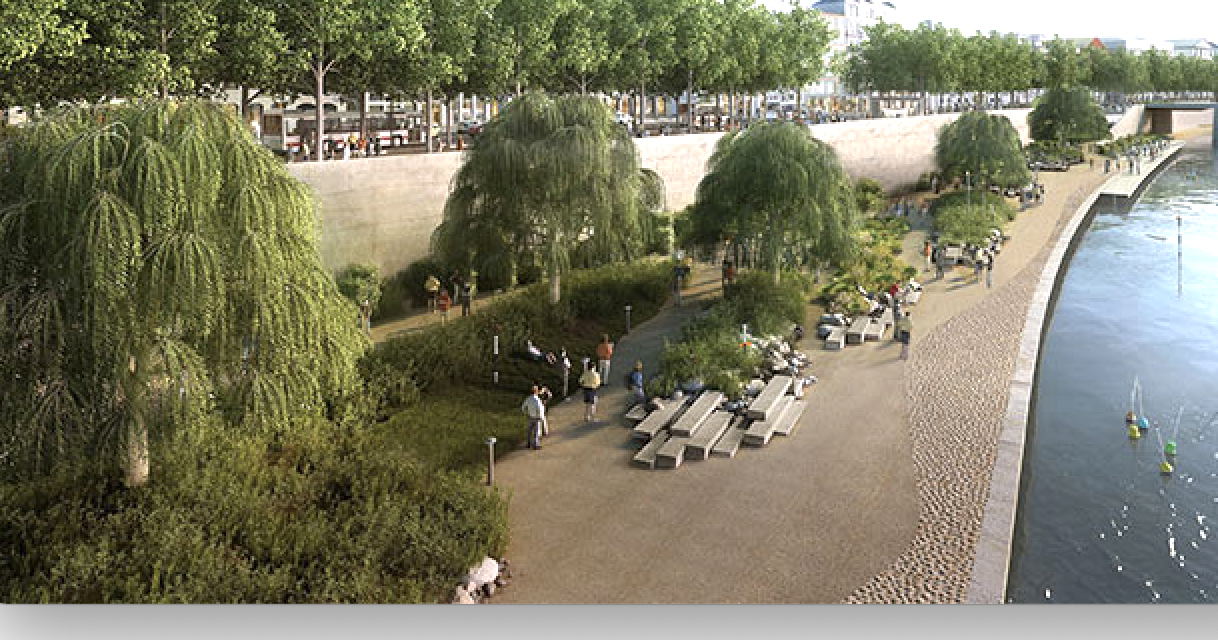 Création en 2024 d’un Belvédère et d’un jardin fluvial sur la Saône : les  travaux des « Terrasses de la Presqu’île » quai Saint-Antoine à Lyon enfin lancés