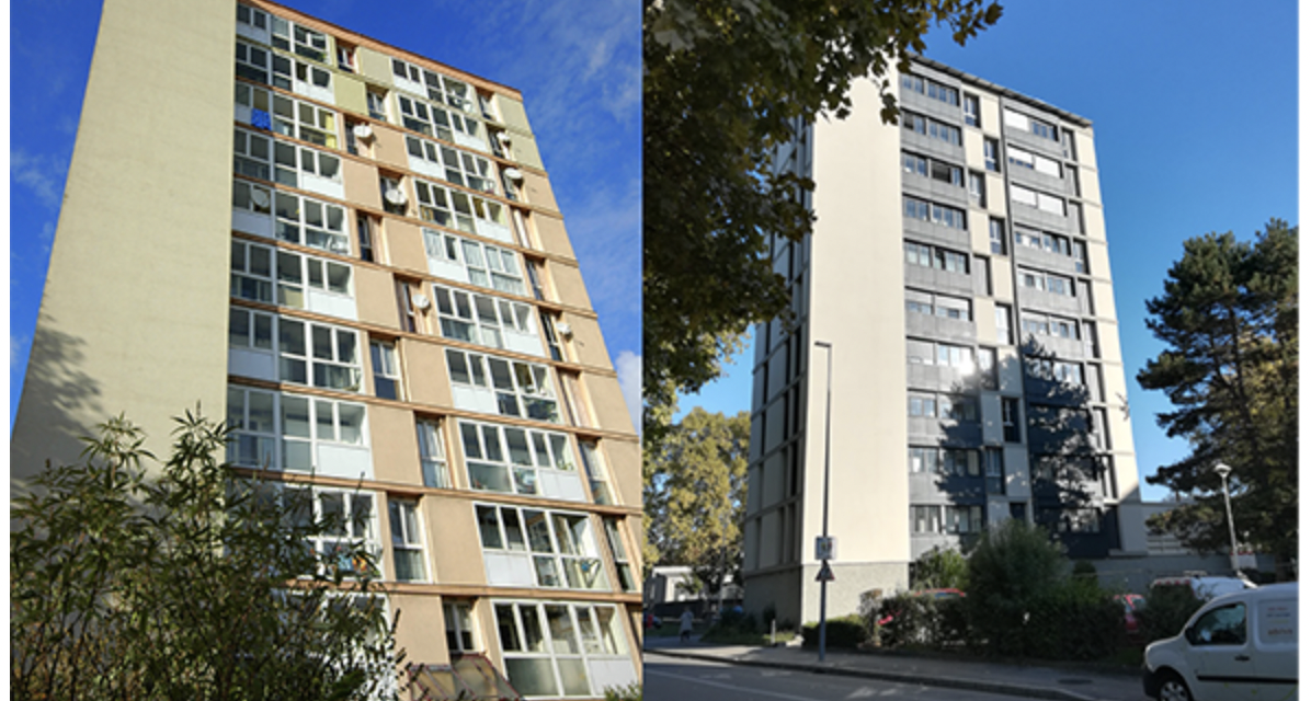 114 logements HLM réhabilités résidence quai Pasteur à Vienne
