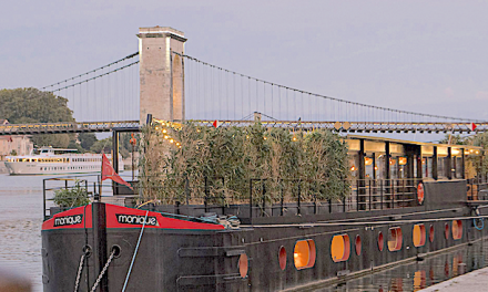 Une péniche hôtel s’amarrera en juin quai d’Herbouville à Sainte-Colombe