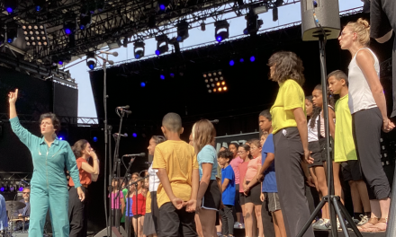 Jazz à Vienne  :  devant près de 8 000 élèves, Marion Rampal a offert  en rythmes un voyage  dans son  monde « en-chanté »