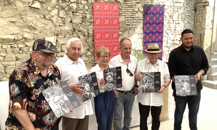 Les cinq créateurs  de Jazz à Vienne fêtés et immortalisés dans les Jardins du Jazz