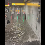 Station de métro sous les eaux, un mois de pluie en deux heures : méga-orage sur Lyon samedi soir