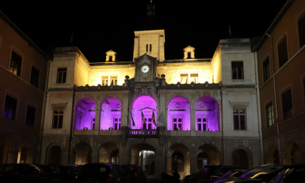 L’hôtel-de-ville de Vienne paré de rose pour sensibiliser au dépistage du cancer du sein